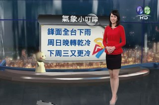 2013.01.12 華視晚間氣象 連珮貝主播