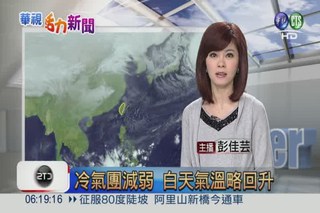 2013.01.15 華視晨間氣象 彭佳芸主播