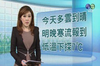 2013.01.15 華視午間氣象 謝安安主播