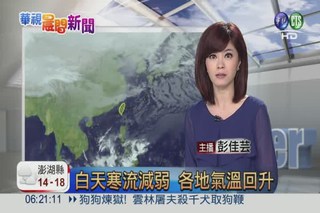 2013.01.16 華視晨間氣象 彭佳芸主播