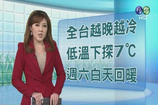 2013.01.17 華視午間氣象 謝安安主播