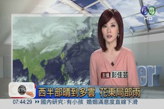 2013.01.21 華視晨間氣象 彭佳芸主播