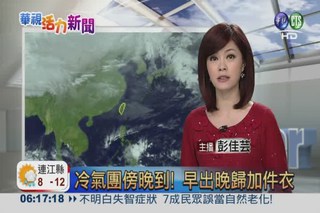 2013.01.24 華視晨間氣象 彭佳芸主播