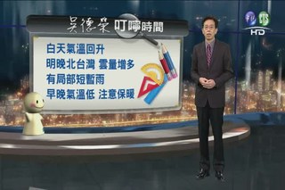 2013.01.25 華視晚間氣象 吳德榮 主播