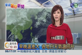 2013.01.30 華視晨間氣象 彭佳芸主播