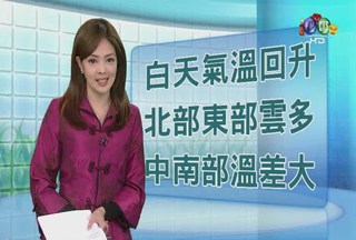 2013.02.10 華視午間氣象 莊雨潔主播