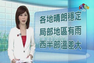 2013.02.17 華視午間氣象 彭佳芸主播