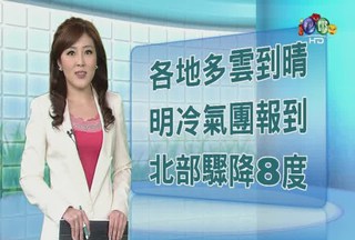 2013.02.18 華視午間氣象 謝安安主播