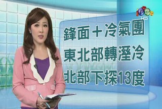 2013.02.19 華視午間氣象 謝安安主播