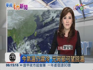 2013.02.23 華視晨間氣象 謝安安主播