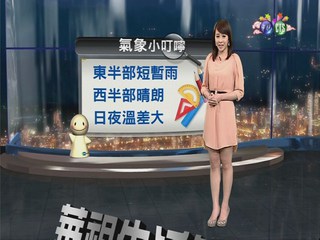2013.02.23華視晚間氣象  連珮貝主播