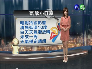 2013.03.03華視晚間氣象  邱薇而主播