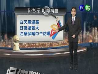2013.03.07華視晚間氣象  吳德榮主播