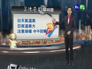 2013.03.11華視晚間氣象  吳德榮主播
