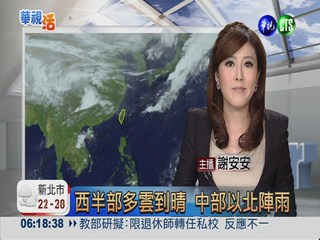 2013.03.19 華視晨間氣象 謝安安主播