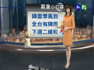 2013.03.23華視晚間氣象  連珮貝主播