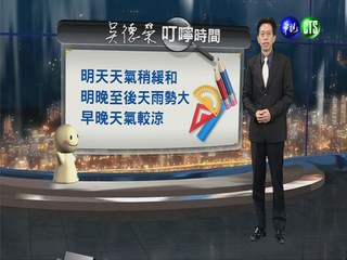 2013.03.27華視晚間氣象  吳德榮主播
