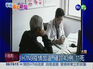 H7N9加溫 大陸再添一死亡病例