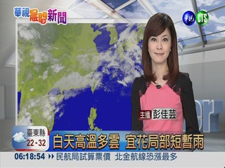 2013.04.17 華視晨間氣象 彭佳芸主播