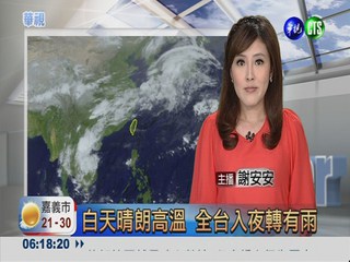 2013.04.24 華視晨間氣象謝安安主播