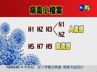 HN病毒有144種 H5N1最毒!