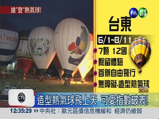 花東6月好熱鬧 熱氣球節拚場!