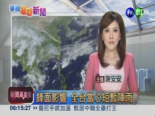 2013.05.04 華視晨間氣象 謝安安主播