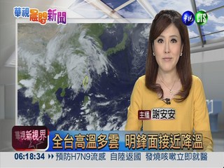 2013.05.09 華視晨間氣象 謝安安主播