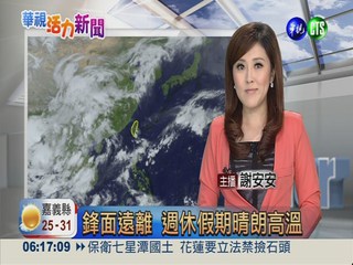 2013.05.25 華視晨間氣象 謝安安主播