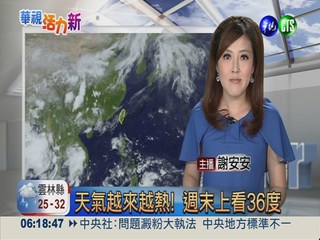 2013.05.29 華視晨間氣象 謝安安主播