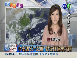 2013.06.05 華視晨間氣象 謝安安主播