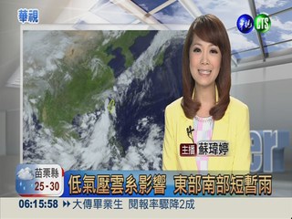 2013.06.15 華視晨間氣象謝安安主播