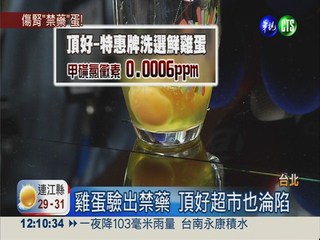台北市抽驗雞蛋 不合格率26.7%