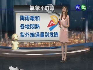 2013.06.26華視晚間氣象 莊雨潔主播