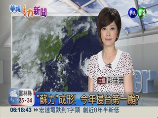 2013.07.09華視晨間氣象 彭佳芸主播