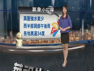 2013.07.27華視晚間氣象 連珮貝主播