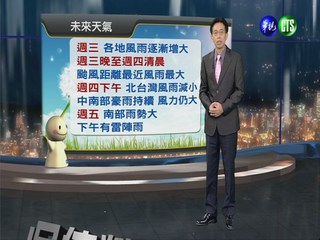 2013.08.20華視晚間氣象 吳德榮主播