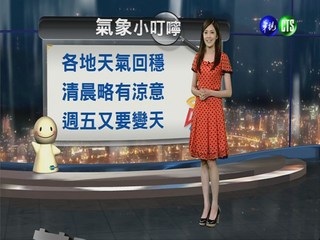 2013.09.02華視晚間氣象 莊雨潔主播