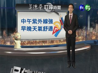 2013.09.05華視晚間氣象 吳德榮主播