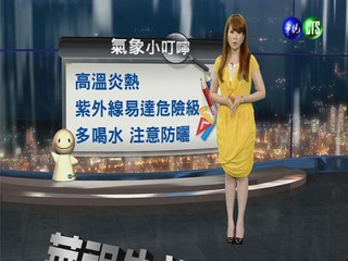 2013.09.07華視晚間氣象 吳青穎主播