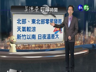 2013.10.21華視晚間氣象 吳德榮主播