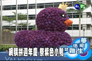 網購拼週年慶 祭紫色小鴨