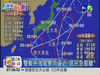 雙颱挾強風暴雨逼近 日本戒備!