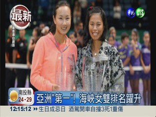 謝淑薇搭檔彭帥 WTA年終賽奪冠