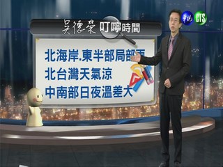 2013.11.06華視晚間氣象 吳德榮主播