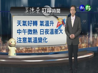 2013.11.07華視晚間氣象 吳德榮主播