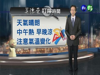 2013.11.08華視晚間氣象 吳德榮主播