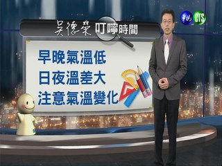 2013.11.18華視晚間氣象 吳德榮主播