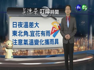2013.11.20華視晚間氣象 吳德榮主播