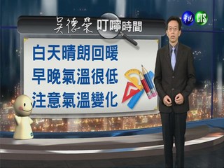 2013.11.29華視晚間氣象 吳德榮主播
